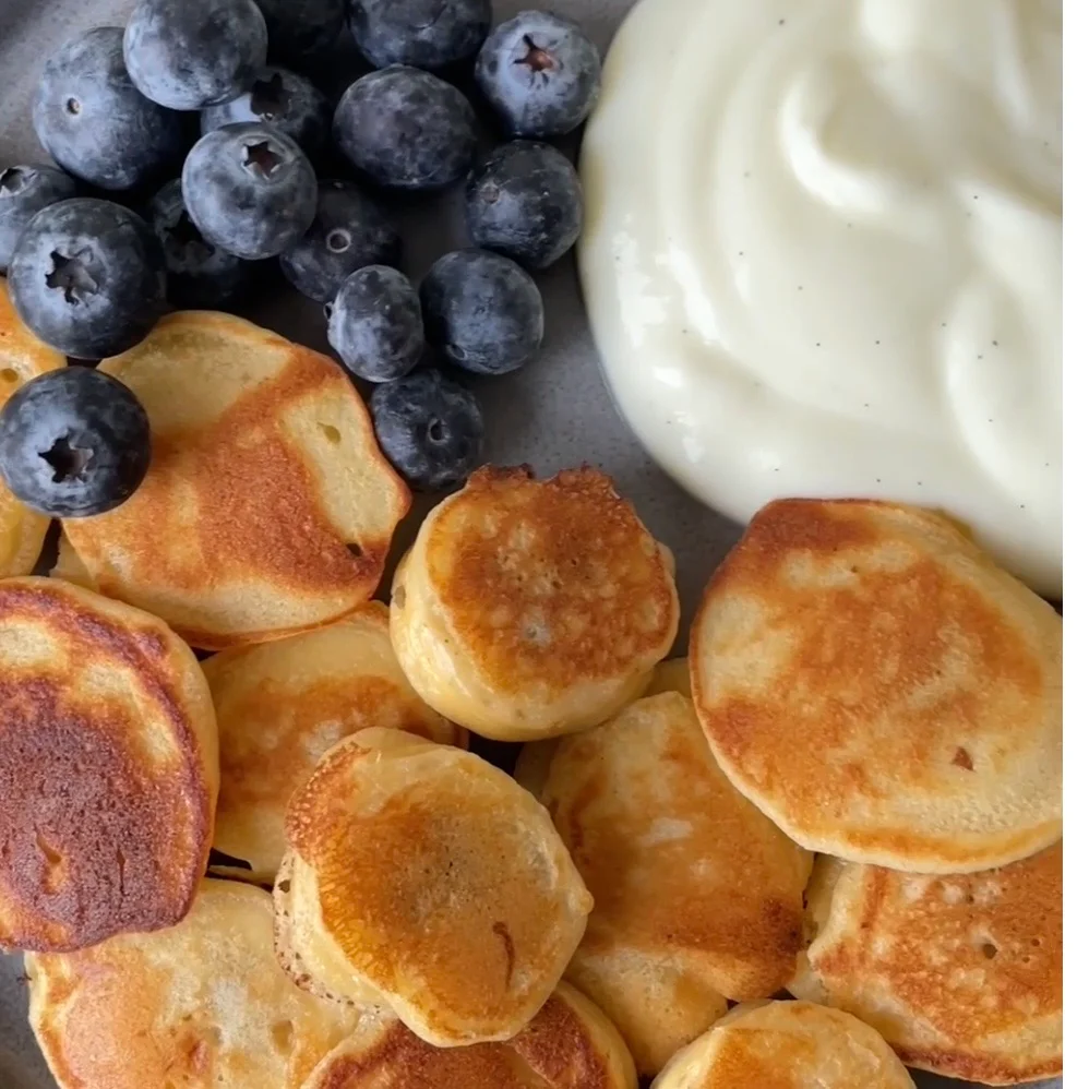 Bananskiver dyppet i pannekakerøre