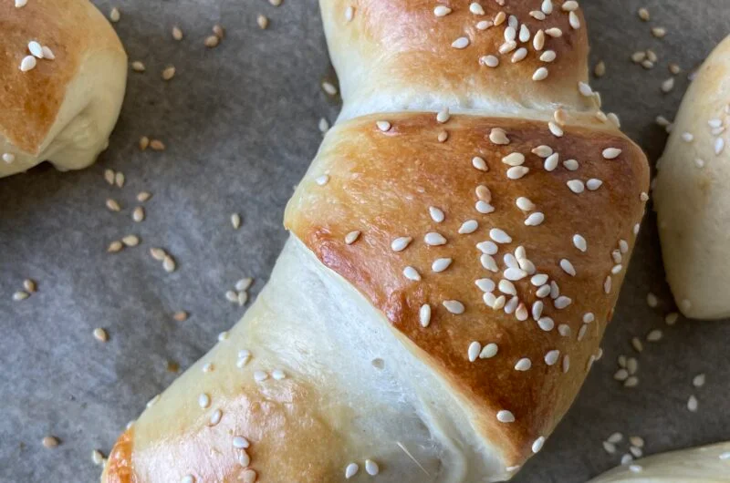 Horn med ost og skinke