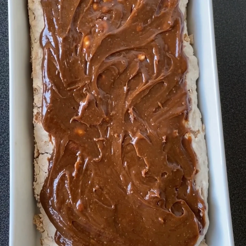 Almond Base with Chocolate Cream and Whipped Topping - Images 6