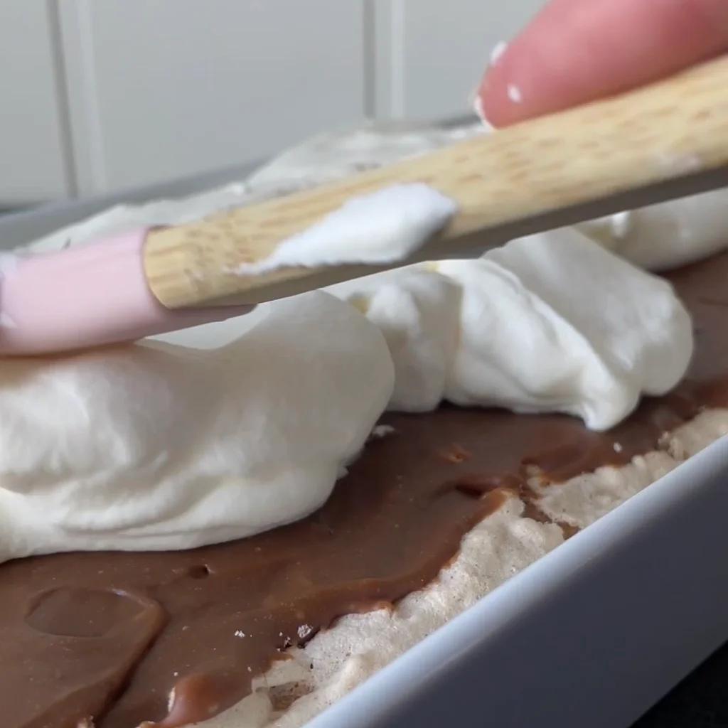Almond Base with Chocolate Cream and Whipped Topping - Images 7