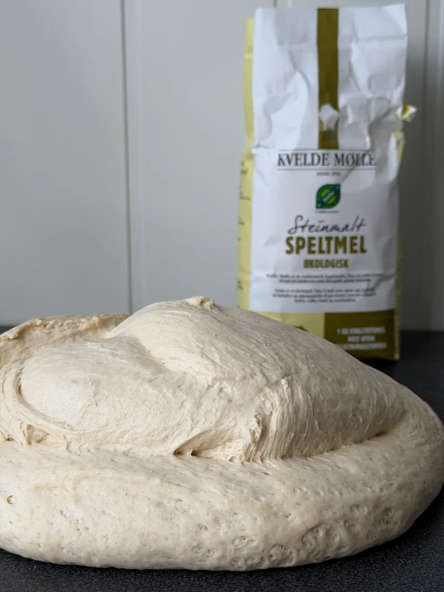 Myke spelt-rundstykker i langpanne - Bilde 1